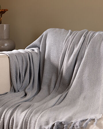 Ranier Koltuk Şalı - Gri