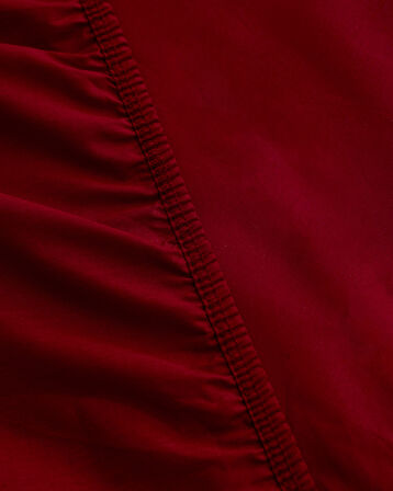 Manon King Size %100 Pamuk Ranforce Lastikli Çarşaf - Kırmızı