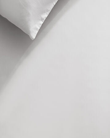 Manon King Size %100 Pamuk Ranforce Lastiksiz Çarşaf - Gri