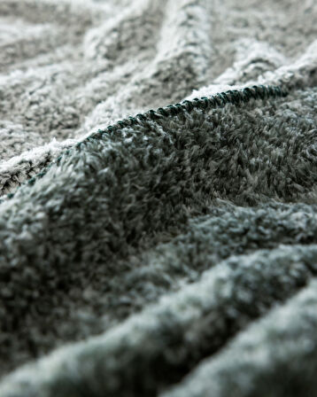 Nord Çift Kişilik Sherpa Battaniye - Haki