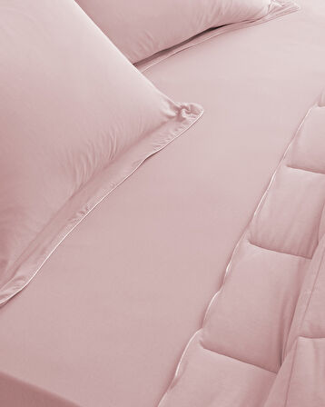 İlus Bambu King Size Comforter Set - Pudra