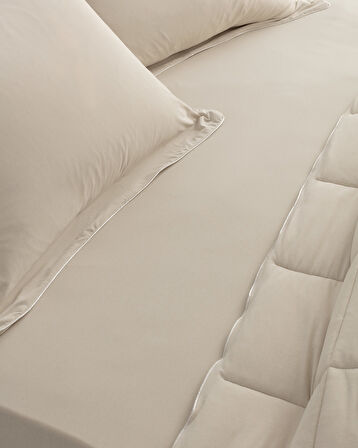 İlus Bambu King Size Comforter Set - Bej
