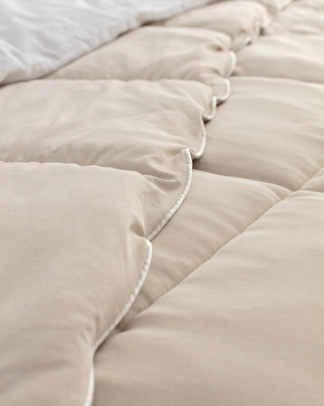 İlus Bambu King Size Comforter Set - Bej