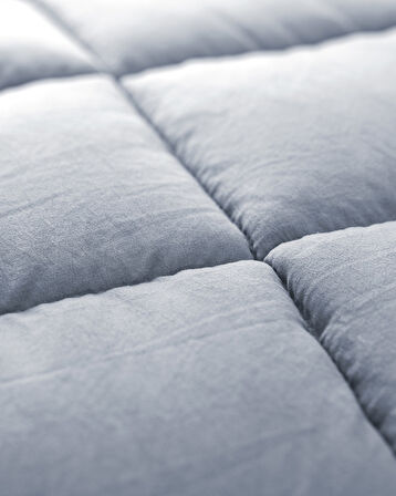Mona Çift Kişilik Microfiber Yorgan - İndigo