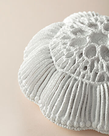 Coralie Duvar Aksesuarı - Beyaz