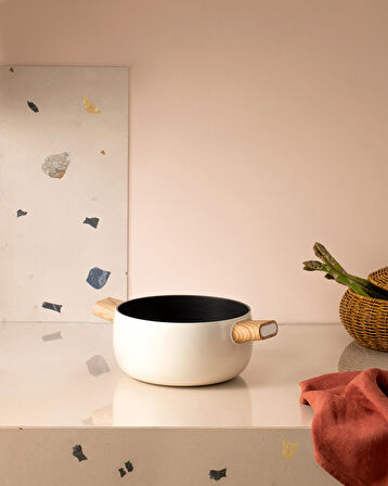 Manon Tencere - Beyaz - 22 cm