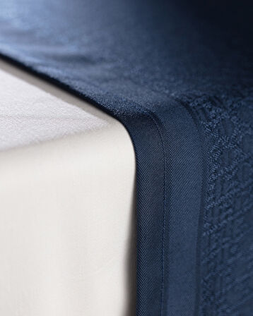 Bourdon Runner - Lacivert - 45x160 cm