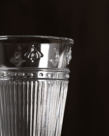 Abeille 4'lü Şarap Kadehi Seti - 300 ml - Şeffaf