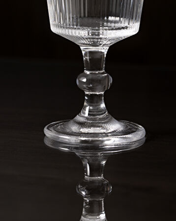 Abeille 4'lü Şarap Kadehi Seti - 300 ml - Şeffaf