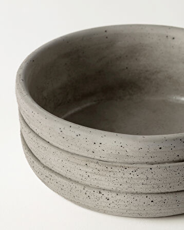 Ella Saksı - Soft Gri - 20 cm