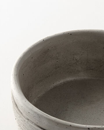 Ella Saksı - Soft Gri - 20 cm