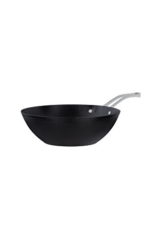 Titanium Professional Wok Tava - Siyah - 28 cm
