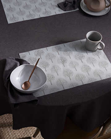 Berthe 4'lü Amerikan Servis - Bej/Beyaz