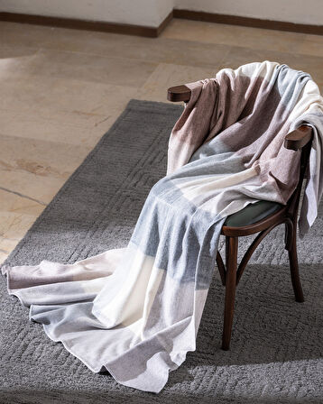 Blacy Tv Battaniye - Gri/İndigo