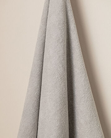 Caresse %100 Pamuk Banyo Havlusu - Gri - 70x140 cm