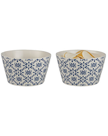 Morris 2'li Kase Seti - Mavi/Beyaz - 10 cm