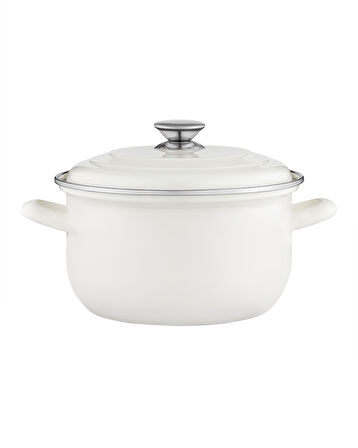 Salentino Derin Tencere - Beyaz - 22 cm