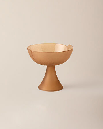 Pivert Ayaklı Kase - Somon - 18 cm