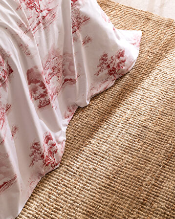 Bonneville Çift Kişilik %100 Pamuk Ranforce Baskılı Nevresim Takımı - Kırmızı