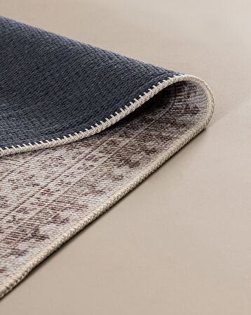 Amorel Mandala Halı - Bej - 80x300 cm