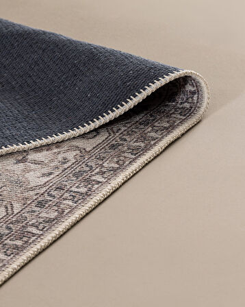 Orval Mandala Halı - Kahverengi - 80x300 cm