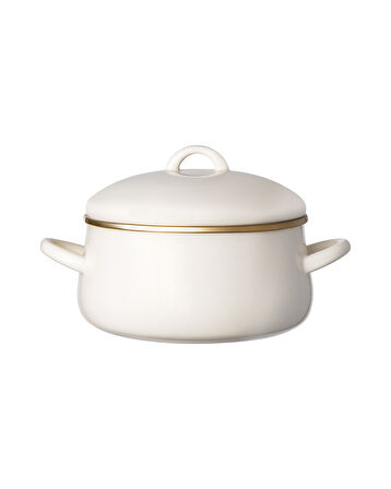 Montferry Tencere - Beyaz - 16 cm