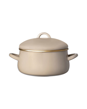 Montferry Tencere - Bej - 16 cm