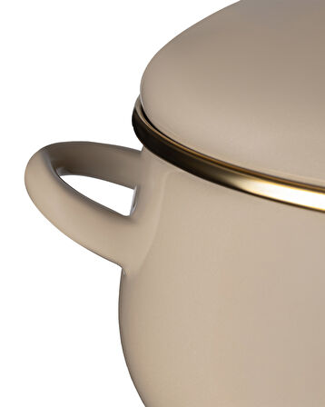 Montferry Tencere - Bej - 16 cm