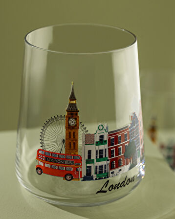 London City 2'li Su Bardağı Seti - Şeffaf
