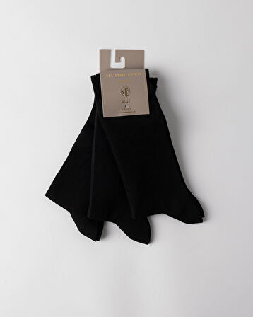 Secouer 3'lü Erkek Soket Çorap - Siyah