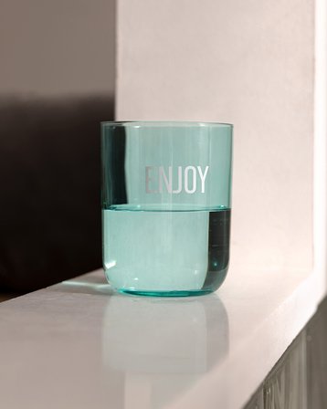 Mayotte-Enjoy Su Bardağı - Yeşil - 350 ml