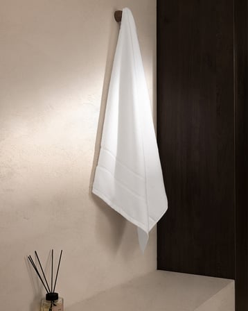 Celine %100 Pamuk Banyo Havlusu - Beyaz - 70x140 cm