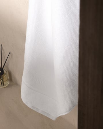 Celine %100 Pamuk Banyo Havlusu - Beyaz - 70x140 cm