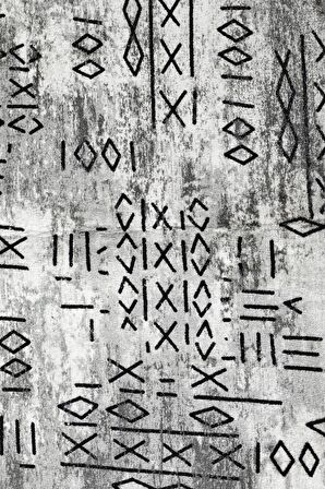 DijiDekor Delüxe İskandinav Gri Saçaklı Oval Halı Yeni Model Salon Halısı