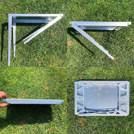 Kamp Ayısı® GrillPlate™ Katlanır Ateş Üstü Pişirme ve Kamp Masası 