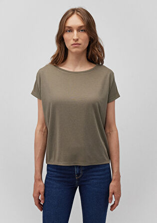 Lux Touch TENCEL TM Yeşil Basic Tişört 167245-86961