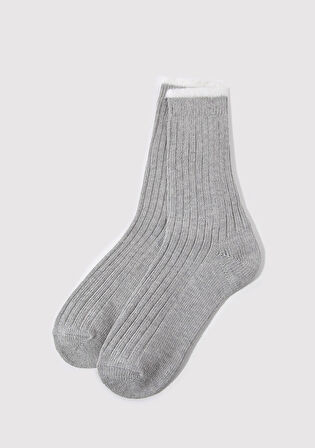 Gri Bot Çorabı 1912719-82816