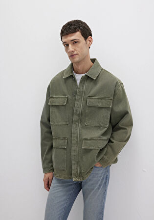 Cep Detaylı Haki Ceket 0110510-71581