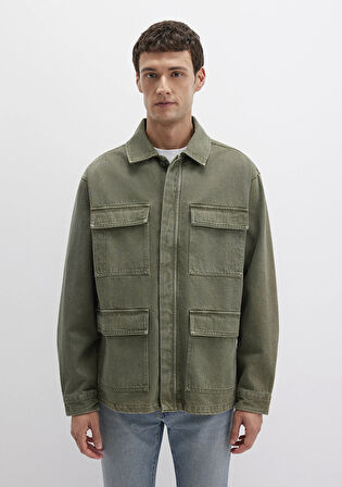 Cep Detaylı Haki Ceket 0110510-71581