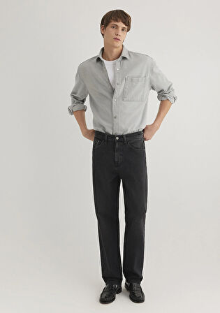 Gri Denim Gömlek 0211157-80739