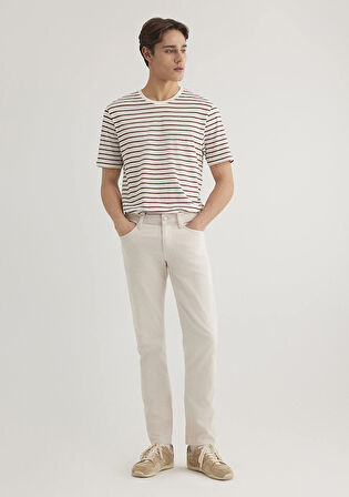 Jake Ekru Comfort Gabardin Pantolon 0042222763