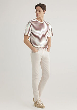 Jake Ekru Comfort Gabardin Pantolon 0042222763