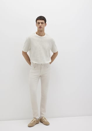 Jake Ekru Comfort Gabardin Pantolon 0042222763