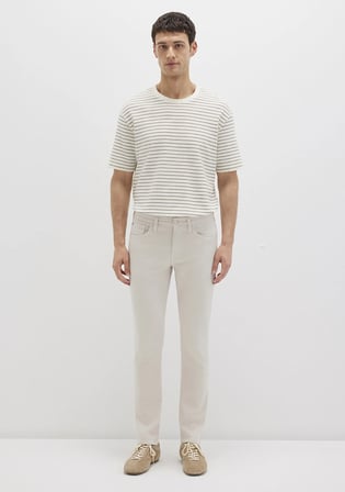 Jake Ekru Comfort Gabardin Pantolon 0042222763