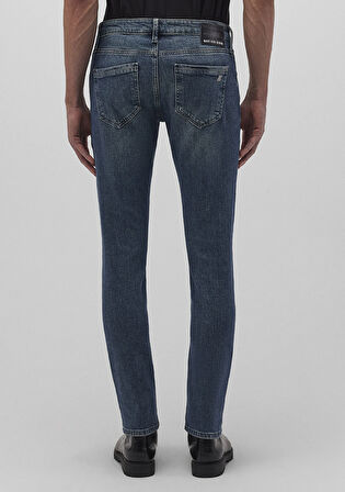 James Mavi Pro Puslu Vintage Koyu Mavi Jean Pantolon 0042487872