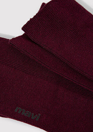 Bordo Soket Çorap 1911884-70434