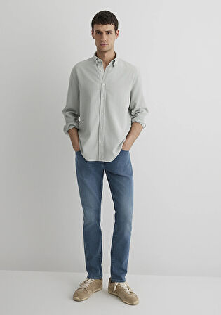 Jake Premium Blue Puslu İndigo Mavisi Jean Pantolon 0042287839