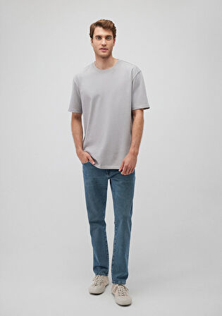 Gri Basic Tişört 0611596-80615