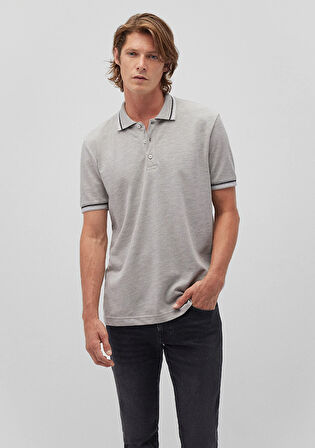 Gri Polo Tişört 0612291-80196