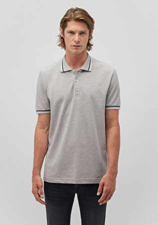 Gri Polo Tişört 0612291-80196